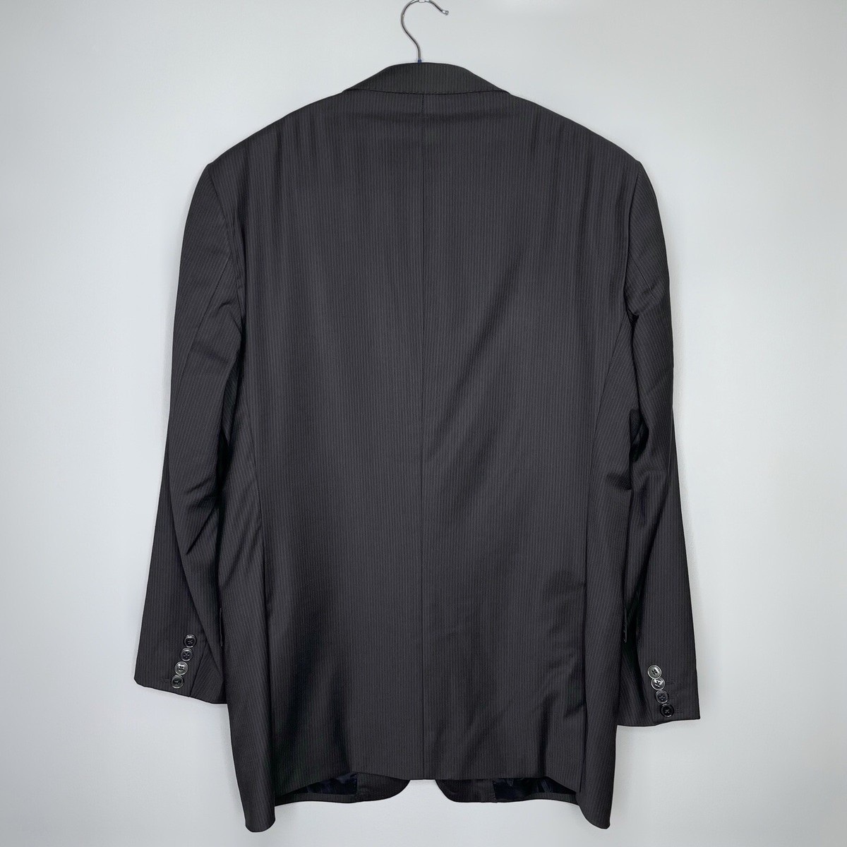 Gianni Versace Collection Grey & Black Striped Blazer Suit Gianni Versace Collection Grey & Black Striped Blazer Suit