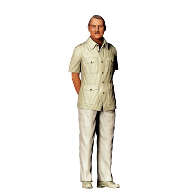 Higgins from Magnum PI 3D Resin Print Unpainted Model RR Diorama Figure Cars