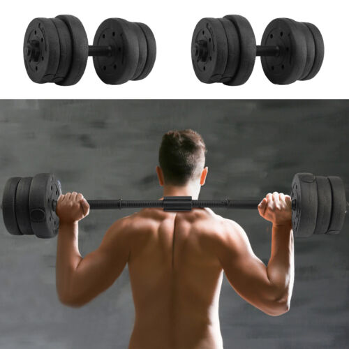 UK 20Kg Dumbells Pair of Gym Weights Barbell/Dumbbell Body Building Free Weight - Picture 2 of 12