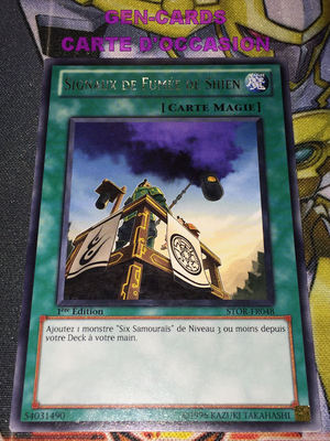 Yu Gi Oh Karte SHIEN RAUCHSIGNALE STOR-FR048 1.Auflage