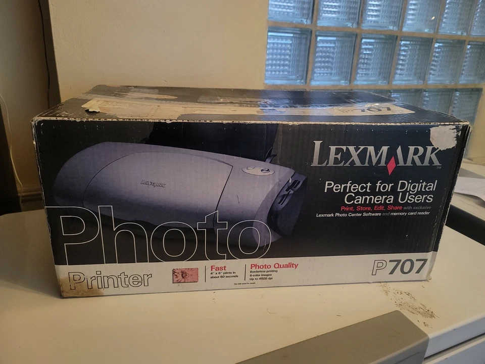 Lexmark P707 Color Inkjet Photo Printer W/ Card Reader - Brand New-Free shipping - Image 3 of 4