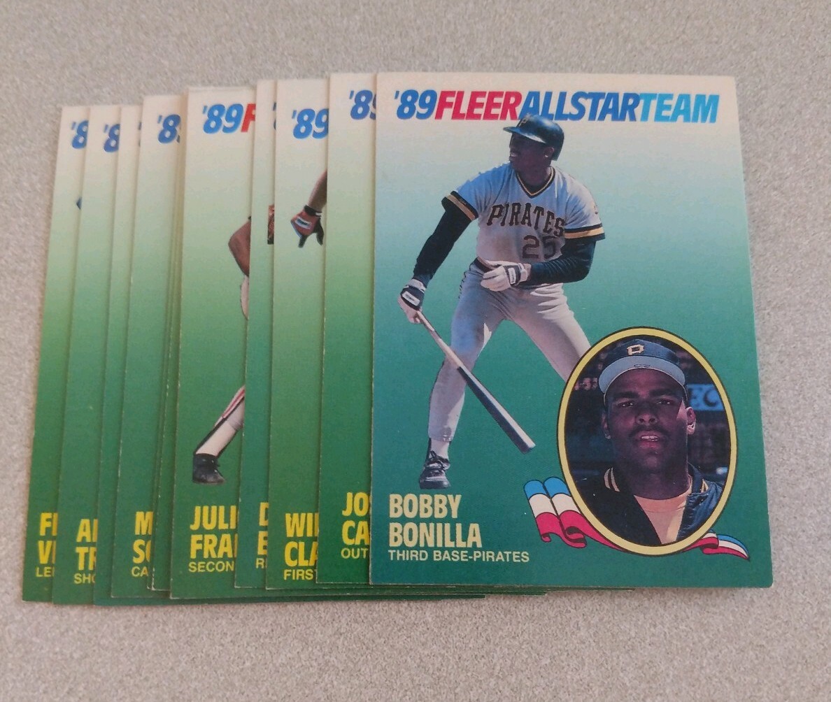 1989 Fleer Baseball All Star Team Complete Set Of 12 Cards eBay