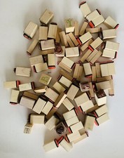 Wooden Letter  Symbols Stamps Lot of 82 Various Styles New and Preowned