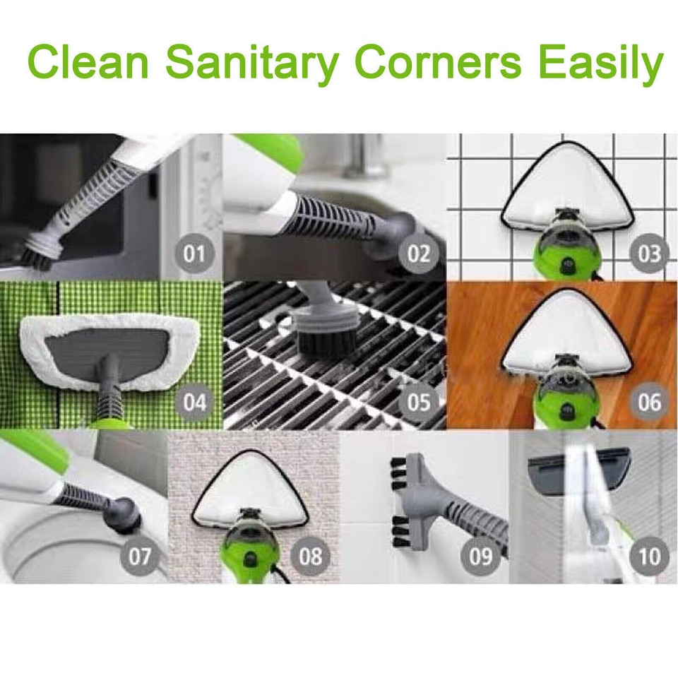 Multifunction 1300W Steam Mop Hard Floor Cleaner with XL Removable