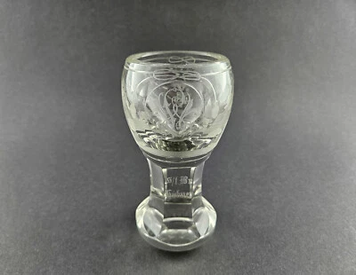 Freimaurer - Kanone / Römerkanone / Logenglas mit Symbolik und Motiven, um 1900. - Bild 1 von 4