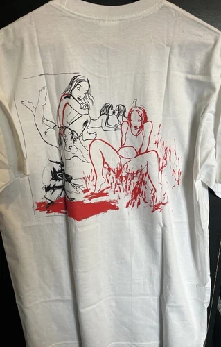 FW19 Supreme Heroines tee L grand t shirt blanc neuf avec étiquette rare tee DS