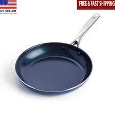 Diamond Ceramic Nonstick Fry Pan Toxin-Free & Durable Easy Clean Heat Safe 10"