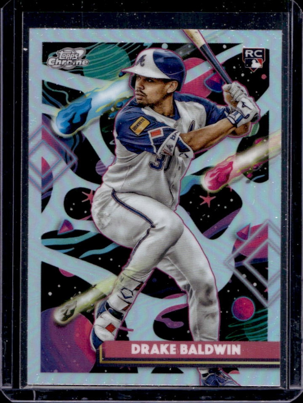 2025 Topps Cosmic Chrome Drake Baldwin RC Refractor Rookie #96 Braves