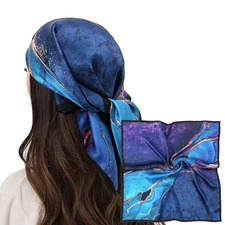 100% Silk Head Scarf for Women Hair Scarf for Sleeping Wrapping at Night