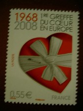 France 4179 ** Greffe Cœur  en 2008