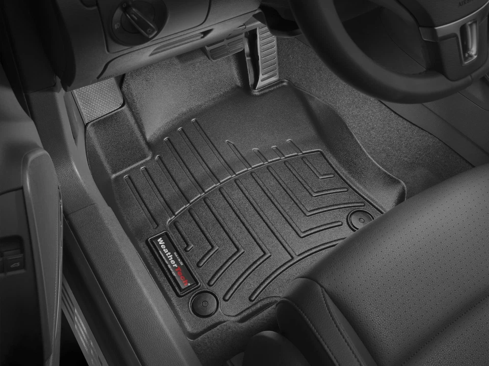 WeatherTech FloorLiner for 2009-2016 VW Eos - 1st Row, Black - Image 2 of 4