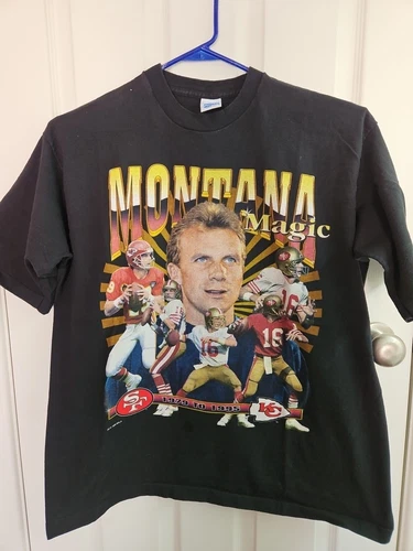 Vintage 90s Salem Joe Montana Magic Rap Tee Single Stitch T 1990s vintage concert t-shirt, vintage, size XL, single stitch, B+ condition