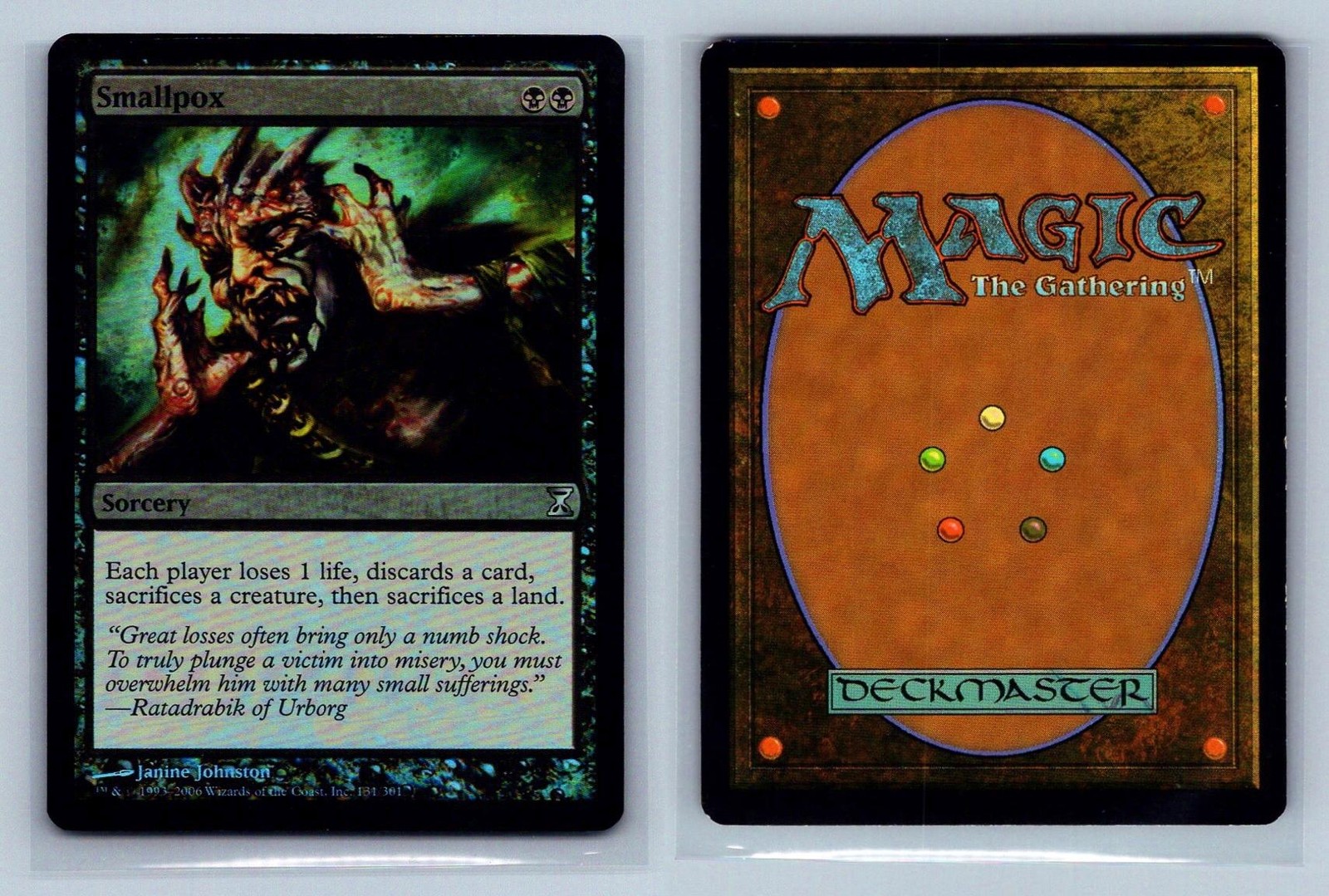 Smallpox #131 Foil Time Spiral Magic: The Gathering MTG - LP