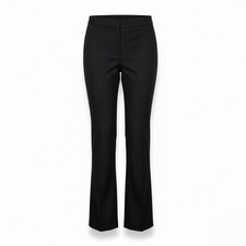 Talbots Womens Black Polyester/Rayon Straight-Leg Hollywood Pants Size 10