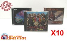 10x MUSIC CD CARDBOARD CASE SIZE C -CLEAR PLASTIC PROTECTIVE BOX/SLEEVE READ 