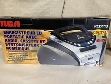 RCA BoomBox CD Player Cassette Player, AM/FM Radio RCD113- Brand New Old Stock
