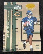 CEDRIC BENSON 2005 Leaf Certified Materials #151 Rookie Card RC #0017/1000 Bears. rookie card picture