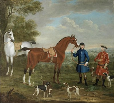 Richard Roper 1775 a Bay and Grey Hunter Said to Belong Thomas Watson Kunstdruck