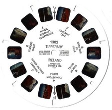1 View-Master Stereo 3D Reel  1302-E, Tipperary Ireland, Stadt im S&uuml;den Irlands