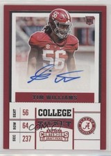 2017 Panini Contenders Draft Picks College Ticket Tim Williams #184 Auto 1gh7