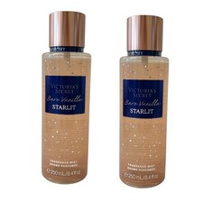 Victoria's Secret Bare Vanilla Starlit Fragrance Mist 8.4 fl oz 2 Pack