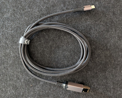 Ethernet-Kabel, externer Netzwerkadapter USB-C 3.1 auf RJ45 /  1 Gbit/s  2m lang