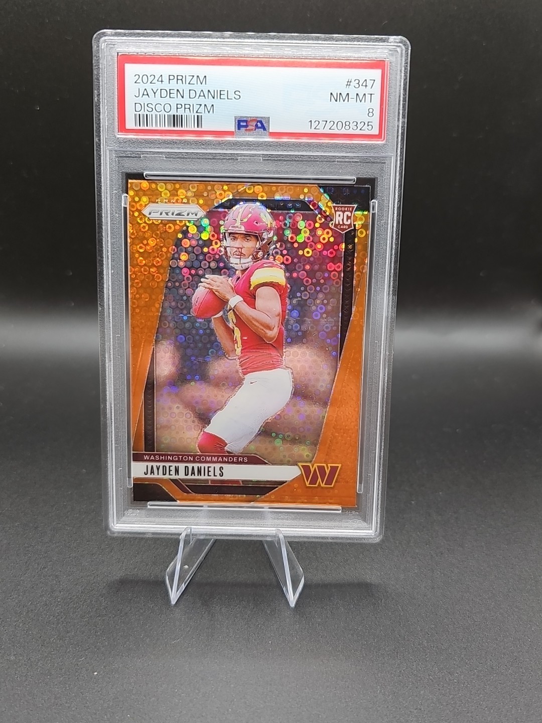 2024 Panini Prizm - Rookies Jayden Daniels #347 Disco Prizm (RC)