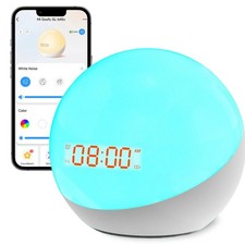 Ready to Rise Children's Sleep Trainer, Night Light, Alarm Clock, White Noise...