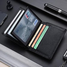 Driver's License Holder Genuine Leather Driver's Card Holder Wallet Credit Card