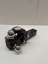 Buyers Products 1802280 Tri-ball Hitch With Pintle Hook And Chrome Towing Balls