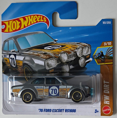 Hot Wheels '70 Ford Escort RS1600 161/250 Hot Wheels Dirt JJL58