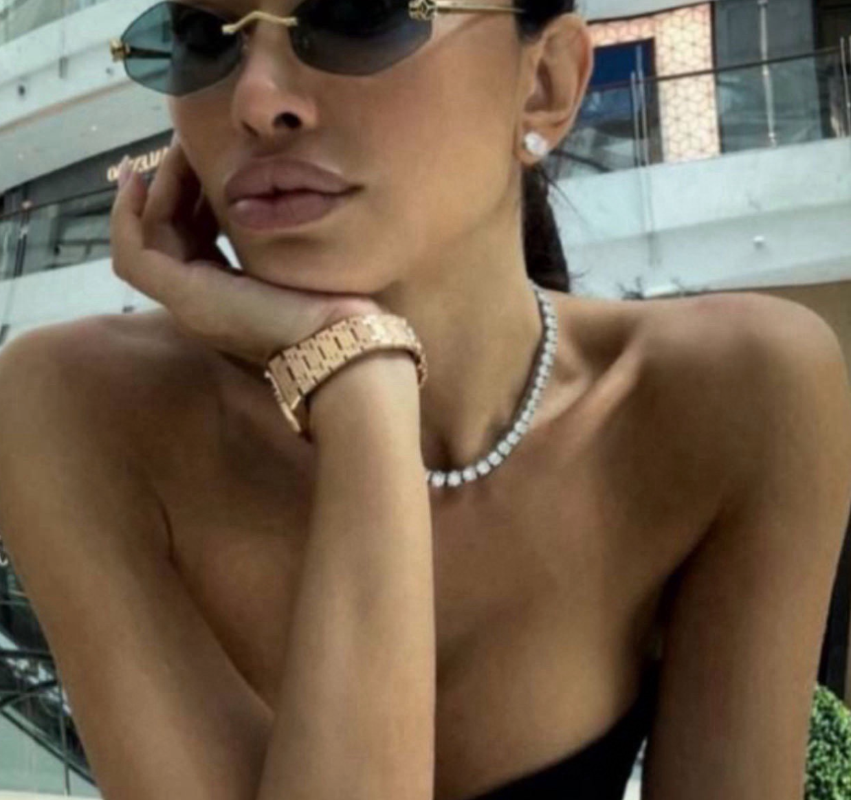 Cartier CT0433S 001 Gold Sunglasses Panthere