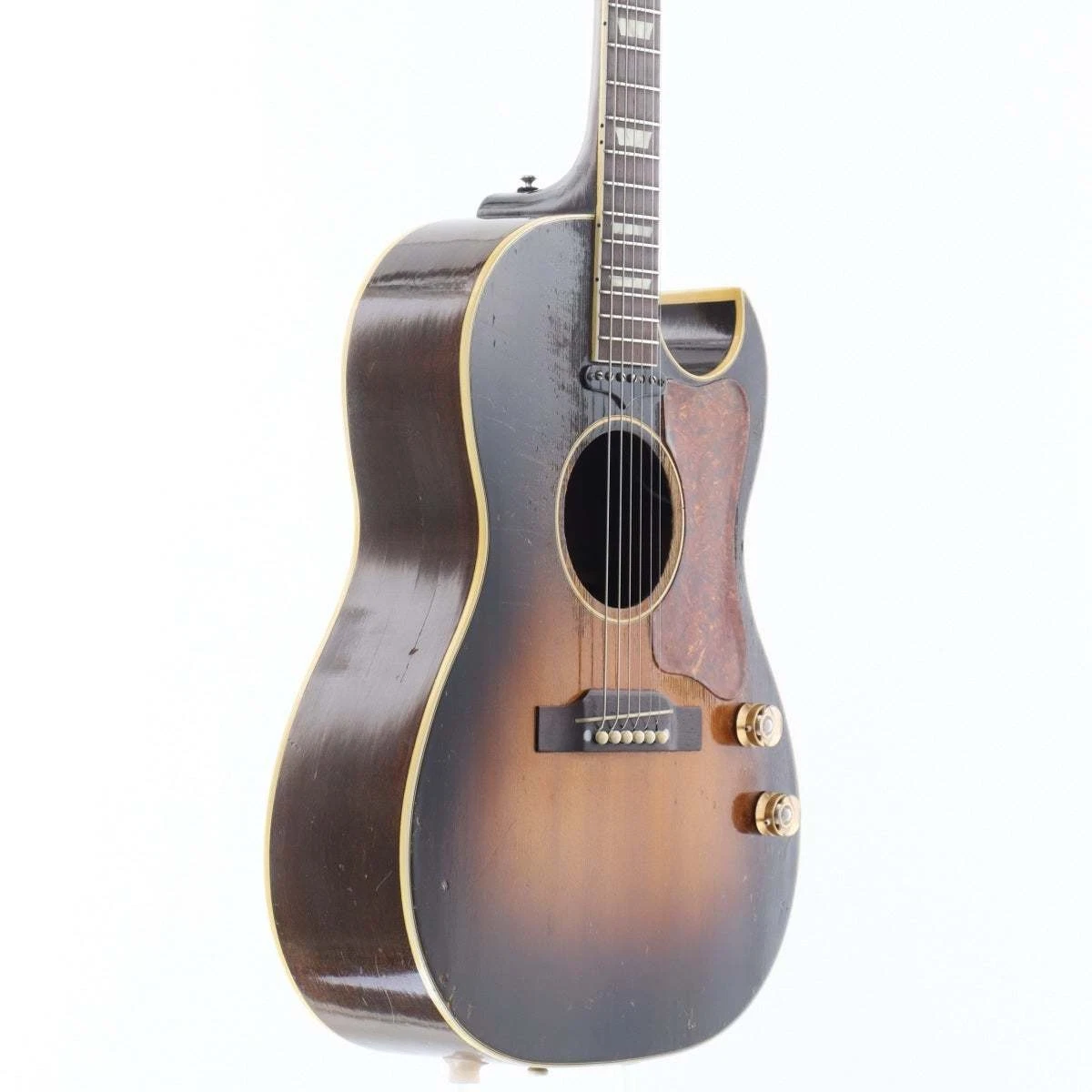 Gibson CF-100E Vintage Sunburst Usado 1951 con Seguimiento