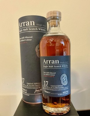 Arran 17 Jahre Limitierte Auflage von 2023 mit 0,7 l und 46%