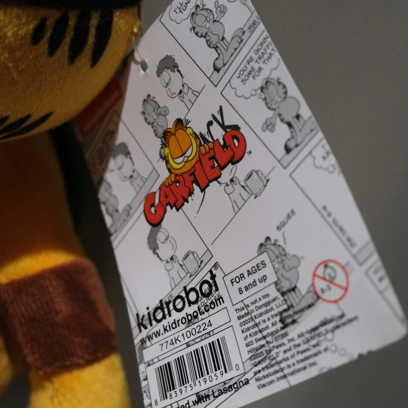 Kidrobot Rare Cute Ninja Garfield Plush Doll Vintage Toy 14inch Collectible Toy - Image 3 of 4
