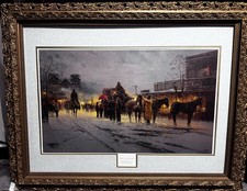 Santa Fe ~ End of the Trail by G. Harvey Smithsonian Institution, COA #474/1000