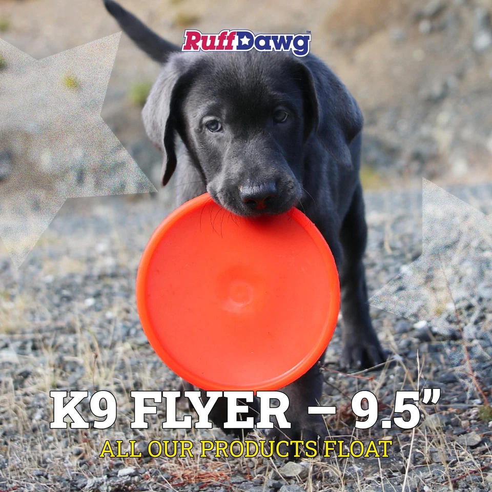 Juguete de goma para perro Ruff Dawg K9 Flyer grande colores surtidos Foto 3 de 4