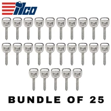 25 X Ilco - B102 - P1113 - GM - Metal Key Blank (BUNDLE OF 25)