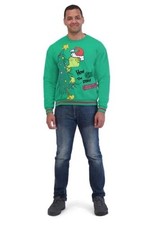 The Grinch Adult Holiday Themed Soft Sweatshirt Size XS NWT Free Shipping