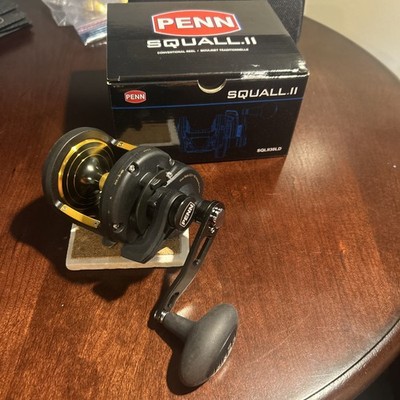 Penn Squall II 30LD Lever Drag SQLII30LD BLACK GOLD NEW OPEN BOX