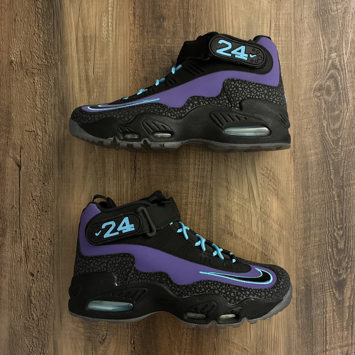 Nike Air Griffey Max 1 Purple Venom Black Men Size 8.5 Shoes
