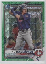 2021 Bowman Mega Box Green Mojo Refractor 22/99 Keoni Cavaco #BCP-73 02pq