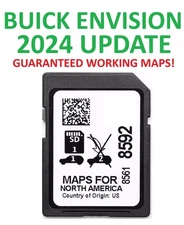 LATEST 2024 BUICK ENVISION 2021-2023 MAP UPDATE GPS Navigation SD Card 85618592