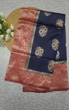 Indian Bridal Bollywood Fancy Party Wear Sari Pakistani Designer Saree Wedding