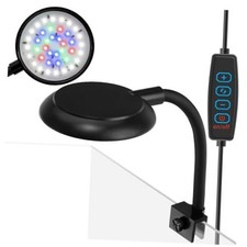DaToo Mini Clip On Aquarium Light 7W Dimmable Small Fish Clip Light With Dimmer