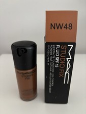 Mac Studio Fix Fluid SPF15 24hr Buildable Full Matte Foundation NW48, 30ml
