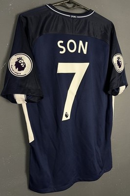 NIKE MENS TOTTENHAM HOTSPUR 2017/2018 SON #7 SOCCER FOOTBALL SHIRT