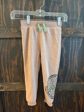 Nickelodeon TMNT Boys Jogger Sweatpants Size Brown Green Drawstrin