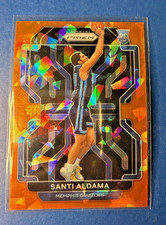 2021-22 Panini Prizm Orange Cracked Ice #276 Santi Aldama RC Rookie 🟡🧊