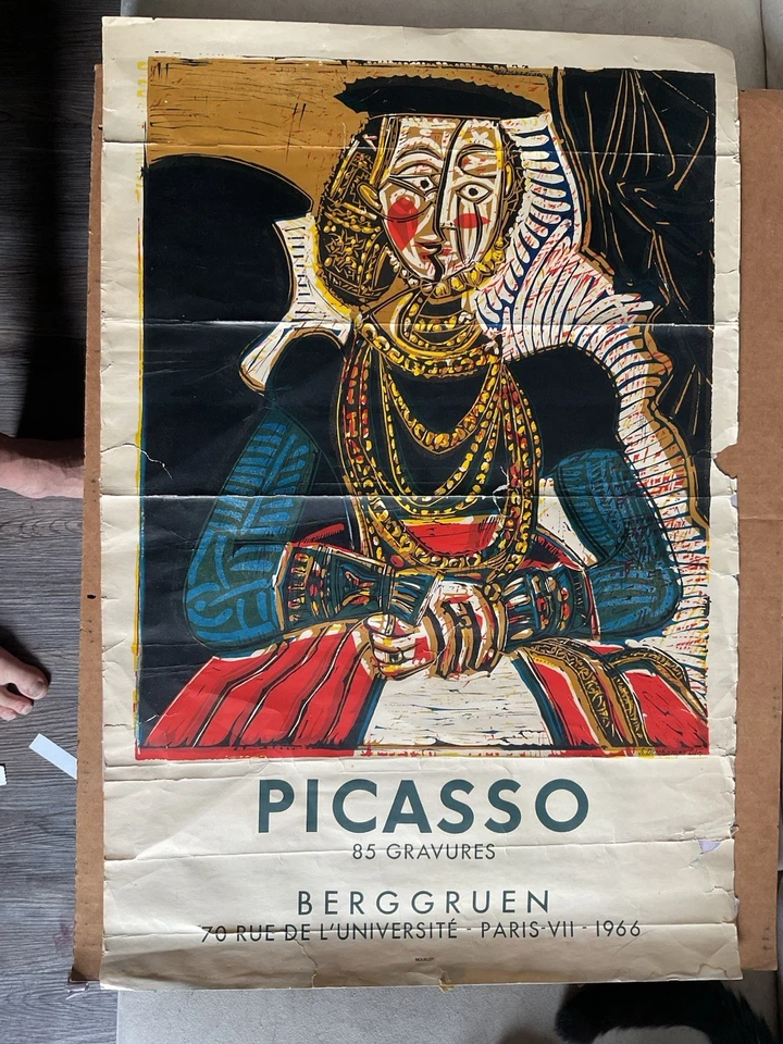 Genuine 1966 Lithograph “Picasso 85 Gravures” Bergruen Paris Mourlot - Image 2 of 4